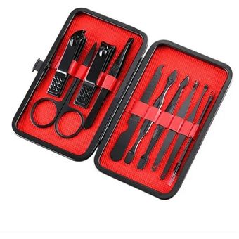 Kit Manicure Con Estuche Lujo 10 Piezas